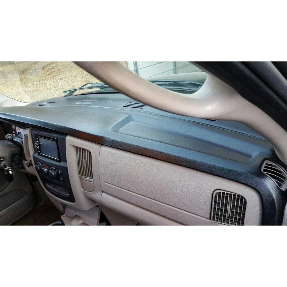 For 2002-2005 Dodge Ram 1500 2500 3500 Molded Dashboard Overlay Cover Black