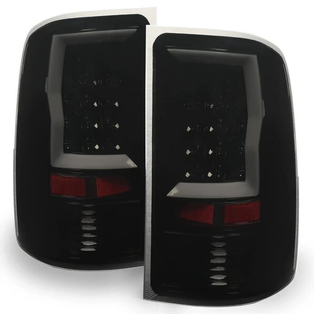 Black Smoked For 2007-2013 2014 GMC Sierra 1500 2500HD 3500HD LED Tail Lights