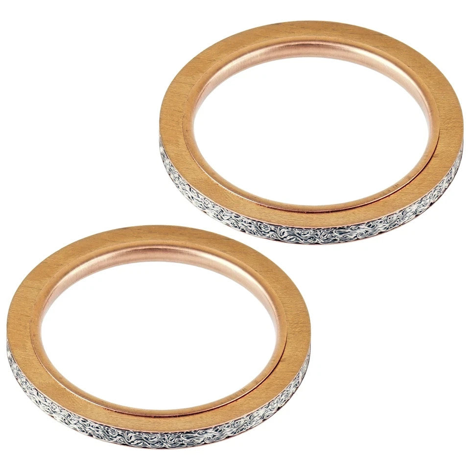 2 Exhaust Muffler Pipe Head Gasket For Yamaha Virago 1100 XV1100 1986 1987- 1999