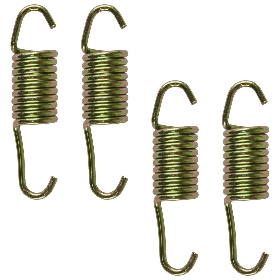 4x Caltric Exhaust Muffler Spring For Polaris 7642029 7042029