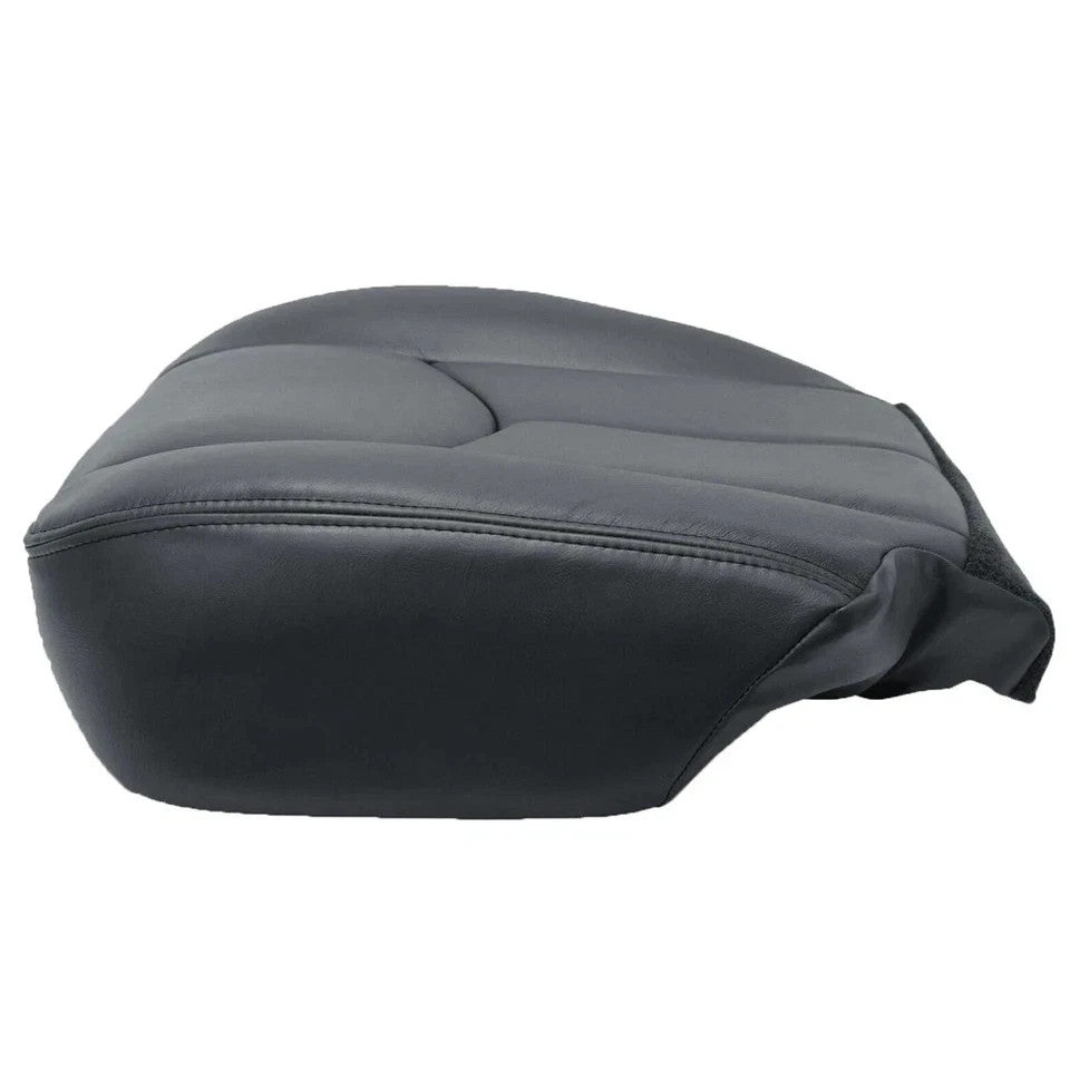 For 2003-2007 Chevy Silverado 1500 2500 HD Driver Bottom Seat Cover Dark Gray
