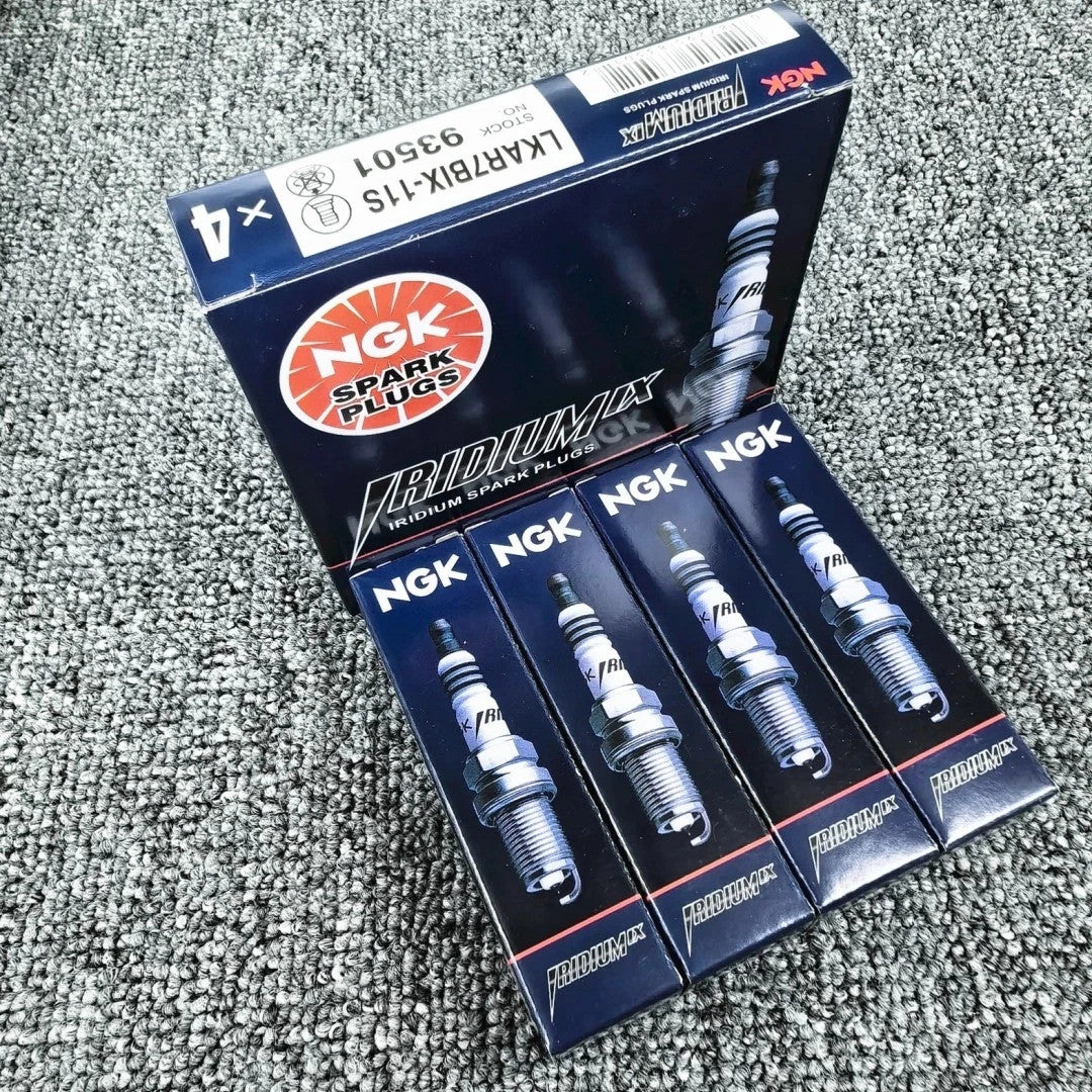 4PCS Iridium IX Spark Plugs 93501 LKAR7BIX11S For NGK Acura Honda Mazda NEW