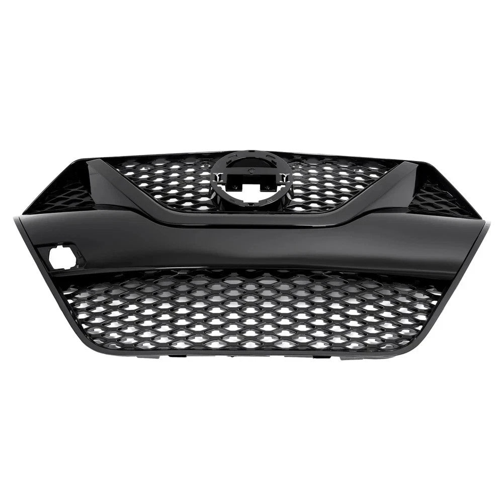 Full Glossy Black Front Bumper Upper Grille Fit For Nissan Maxima 2016 2017 2018