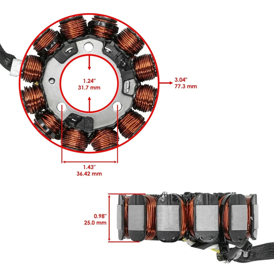Caltric 31120-MEN-A71 31120-MEN-A91 Stator Magneto For Honda CRF450R 2013-2016
