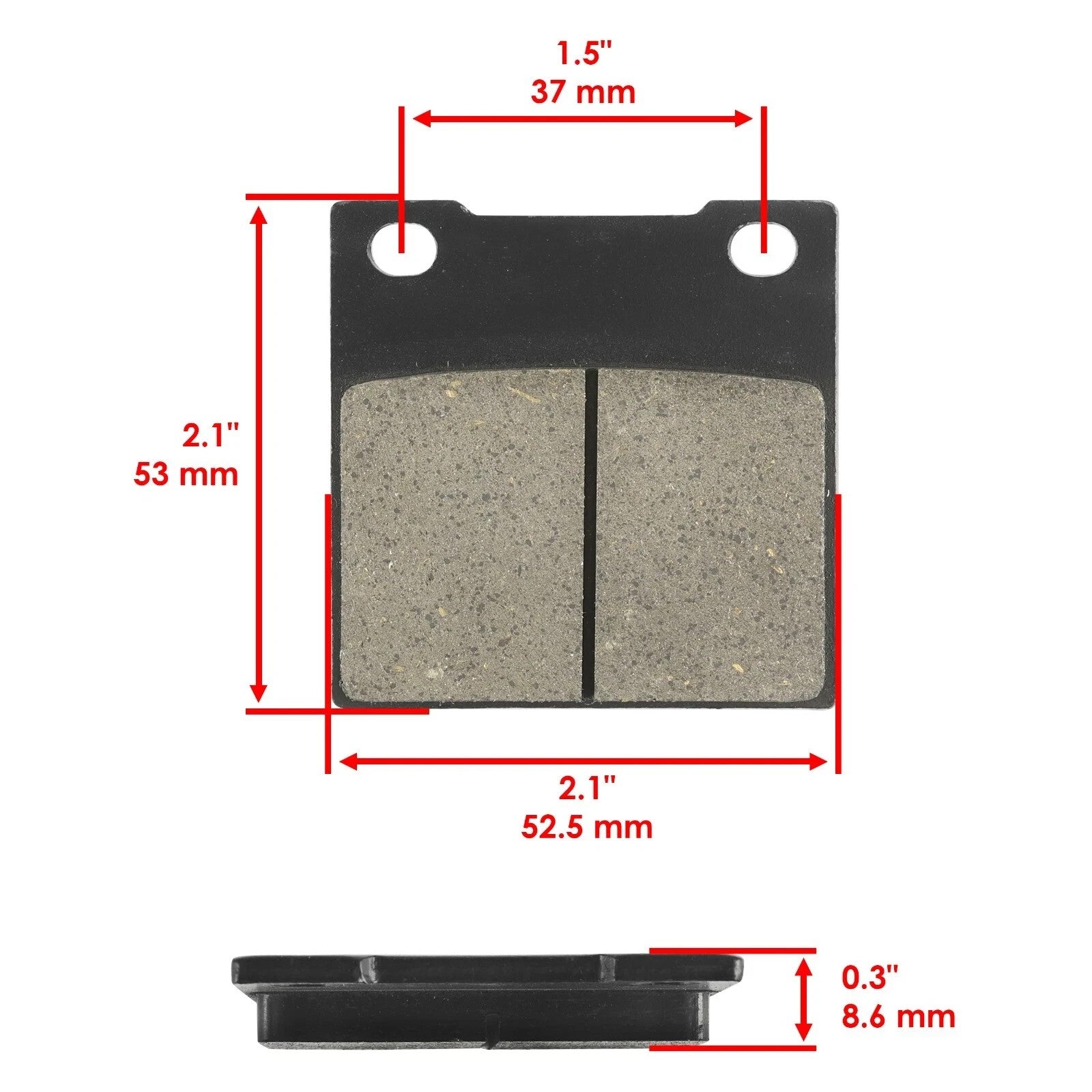 Front Rear Brake Pads for Suzuki GSXR750 GSX-R750 GSX R750 1988-1993 Motorcycle