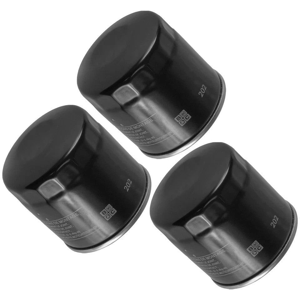 3 Pack Oil Filter Kawasaki EN450 En-450 454Ltd KAF450 Mule KVF750 Brute Force