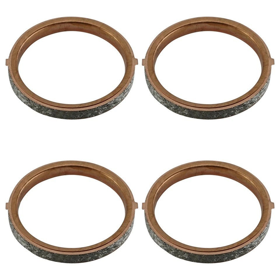 4 Exhaust Muffler Pipe Gaskets for Suzuki GSX-R600 GSXR600 1997-2009 2011-2024
