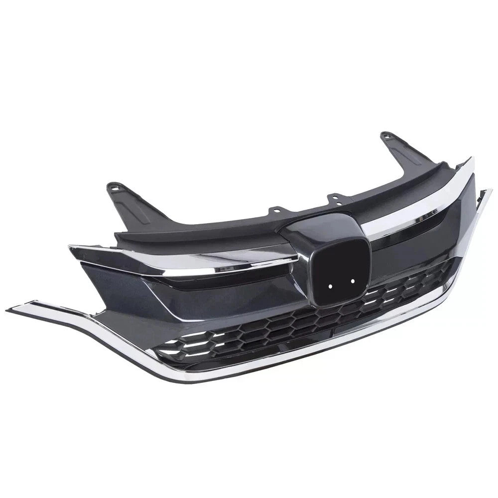 For Honda CRV CR-V 2015 2016 Chrome Honeycomb Front Bumper Grille Grill Assembly