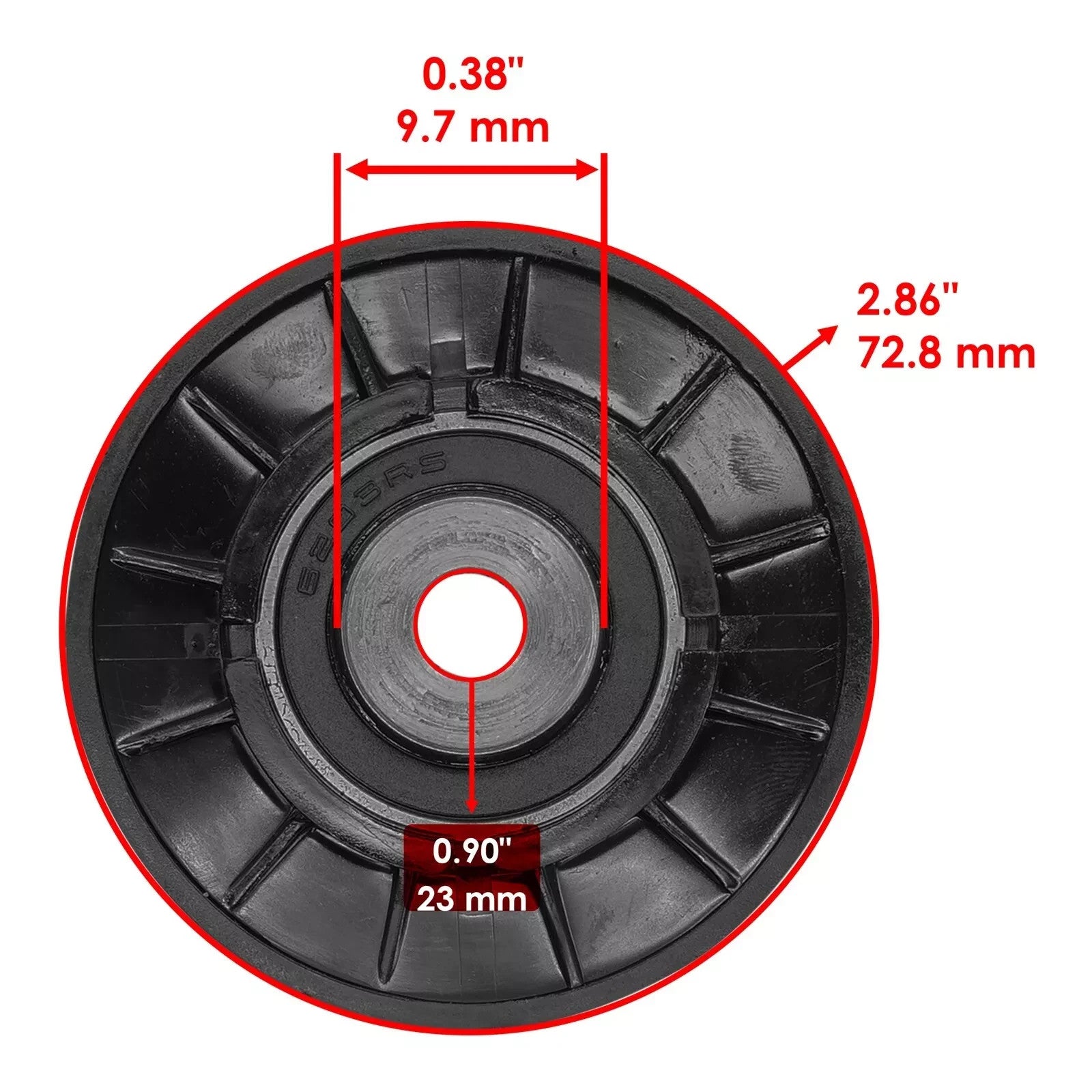 Drive Belt Idler Pulley For John Deere LX255 LX266 LX277 LX279 LX280 AM115460