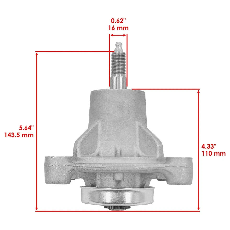48" Deck Spindle Pulley & Blade Belt For Husqvarna CZ4815 CZ4817 587125201
