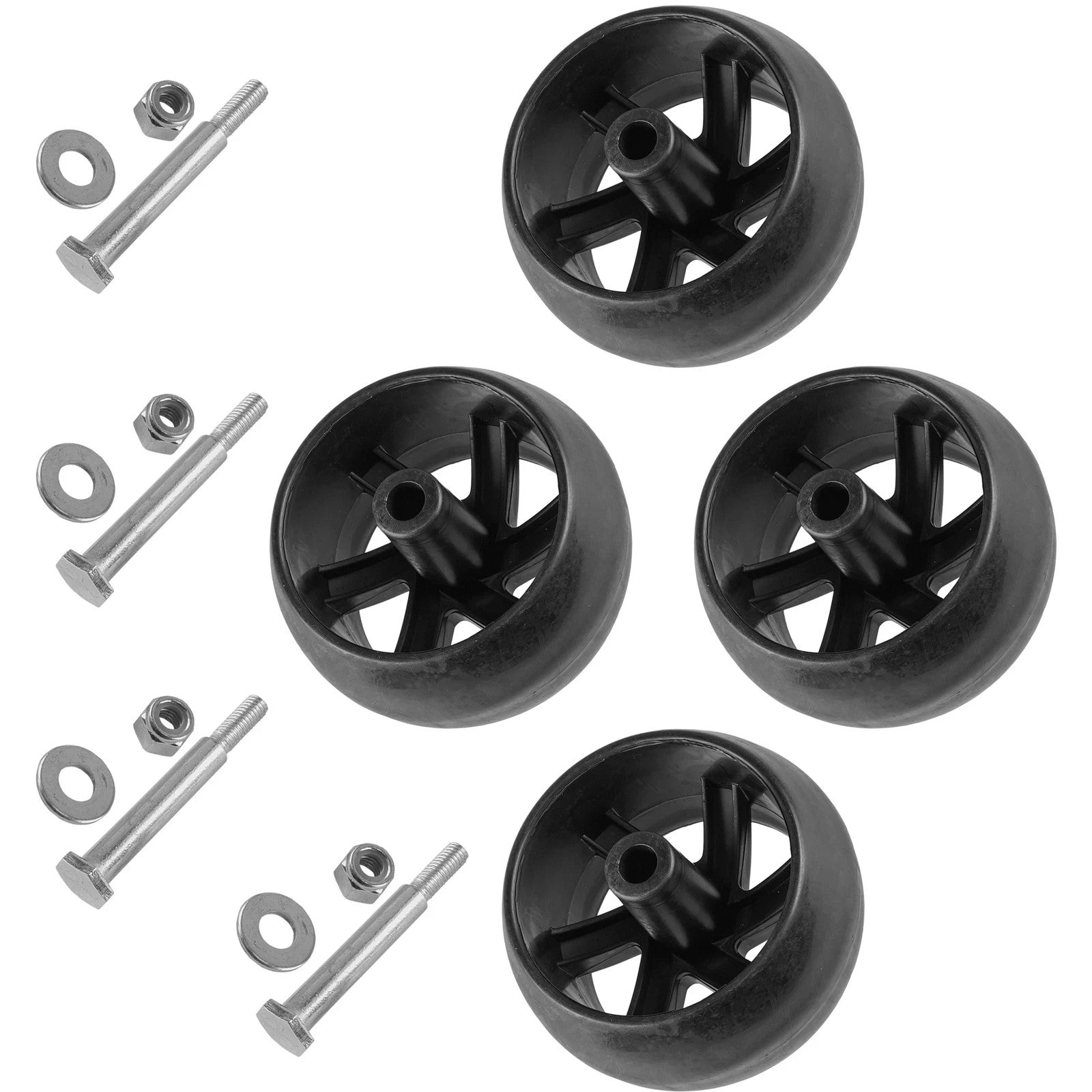 Deck Wheels for Husqvarna YTH24K48 YTH24K54 YTH24V48 YTH24V54 / 589527301 Qty4