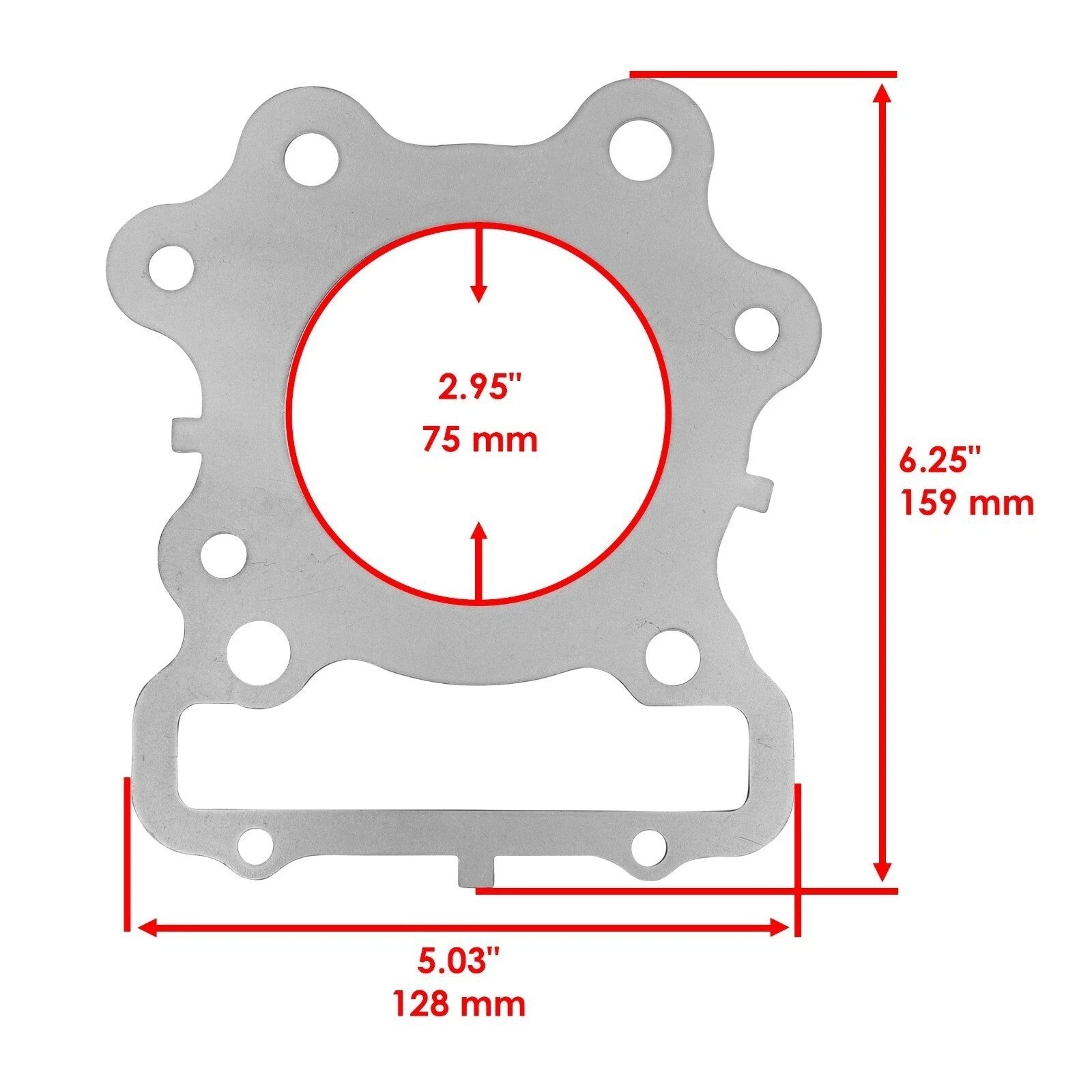 Cylinder Head and Base Gasket Fits Honda TRX300FW Fourtrax 300 4x4 1988 - 2000 