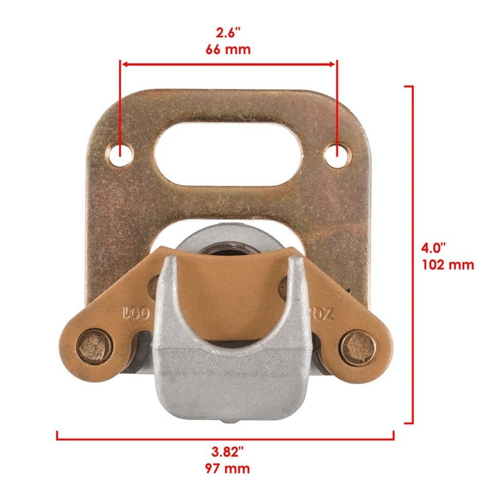 Front Left Right Brake Caliper W/Pads For Polaris Big Boss 400 L 6X6 1994-1997