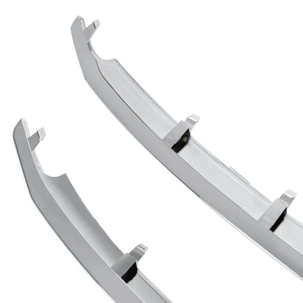 For Ford Explorer 2011-2015 #BB5Z8200BA Lower & Upper Grille Molding Trim Chrome