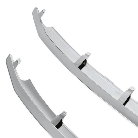 For Ford Explorer 2011-2015 #BB5Z8200BA Lower & Upper Grille Molding Trim Chrome