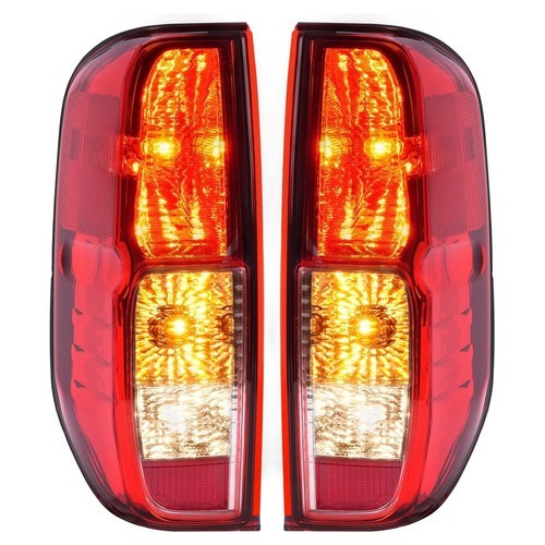 2 PCS Tail Lights Lamps Red Lens For Nissan Frontier 05-21 Suzuki Equator 09-12