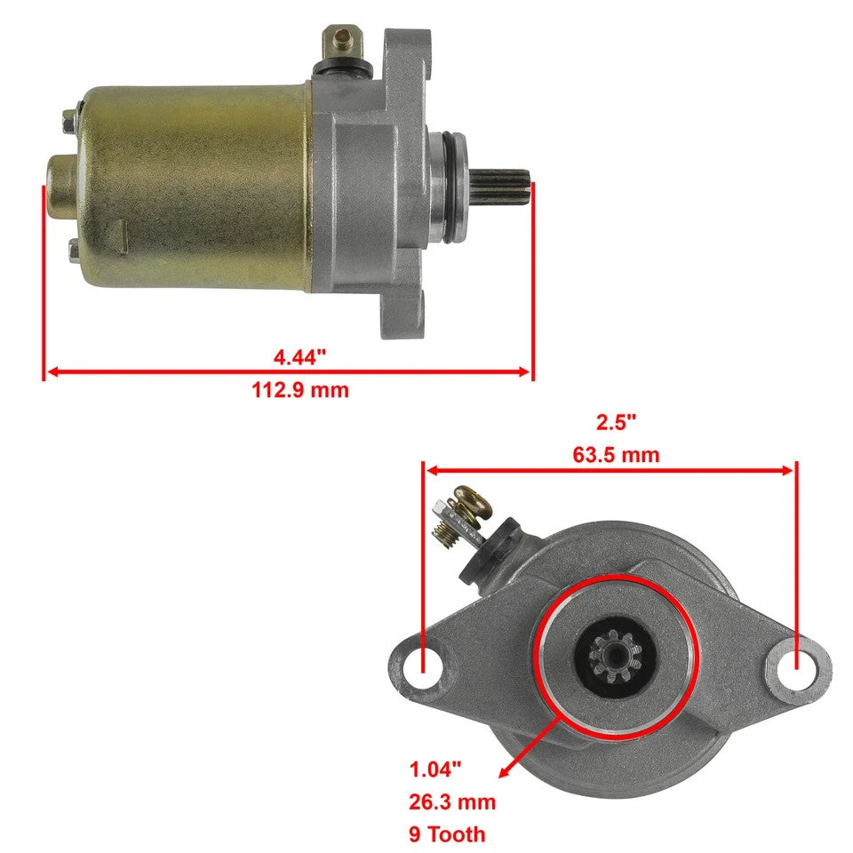 Caltric Starter for Polaris Outlaw 50 2008 2009 2010 2011 2012 2013 2014-2019
