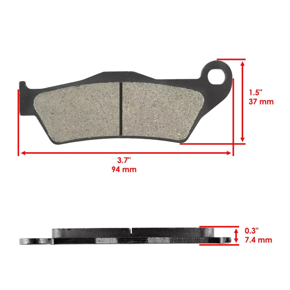 Front Rear Brake Pads for Husqvarna WR300 / TE310 4T 2009 2010 2011 2012 2013 14