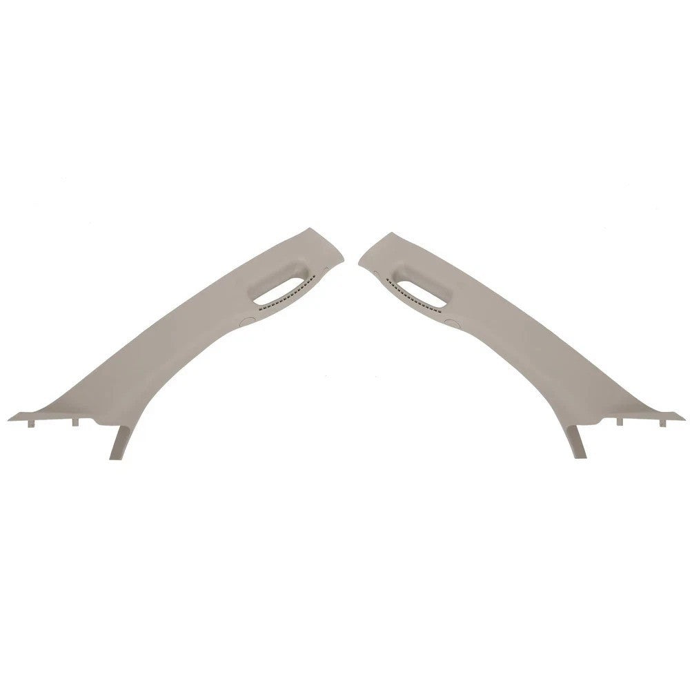Beige Pair Pull Grab Handle A Pillar Windshield Post Trim For 02 03-10 Dodge Ram