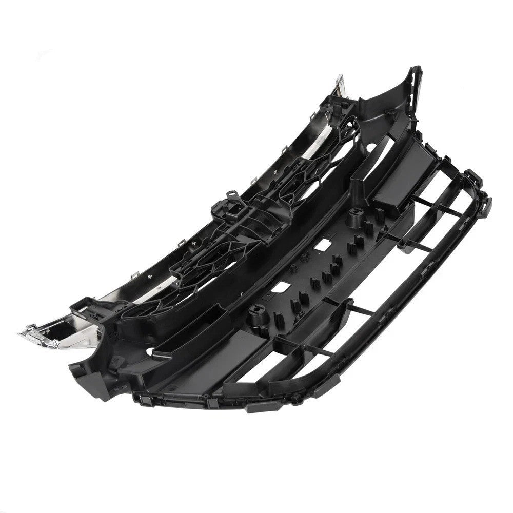 For Honda Accord 2018 2019 Front Bumper Grille Black W/Chrome+Headlight Molding