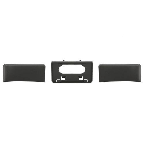 Front Bumper License Plate Bracket & Guards Pads Cap For 2009-2014 Ford F150