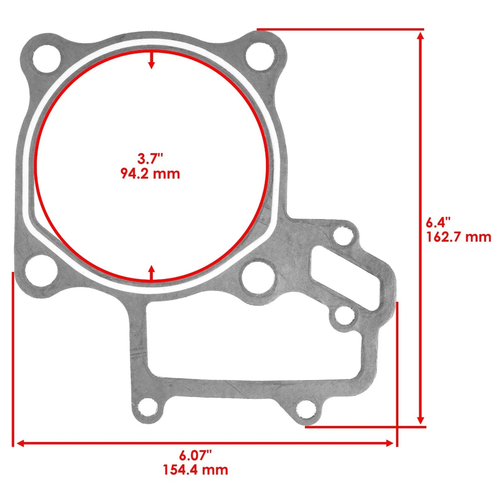 Cylinder Head and Base Gasket Fits Kawasaki Prairie 650 KVF650 2002-2003 