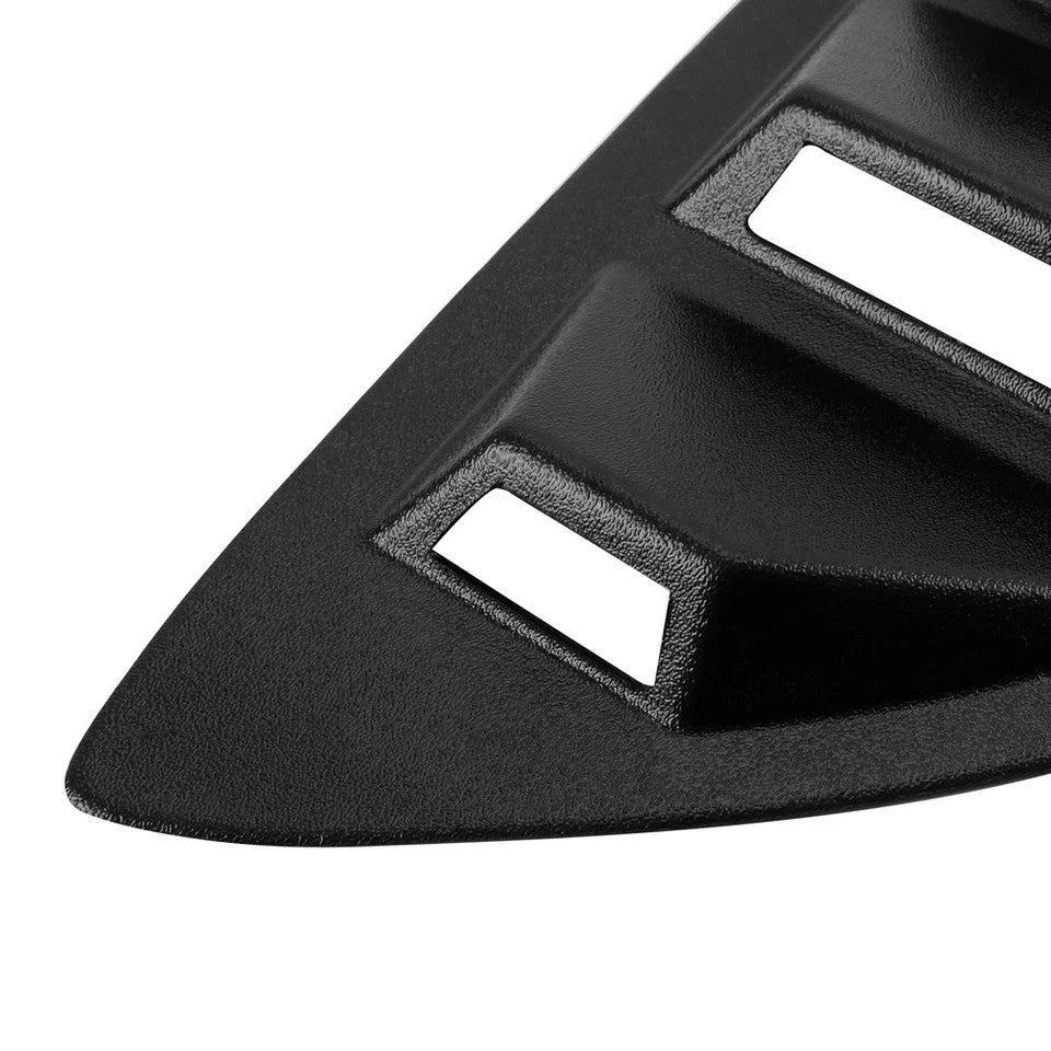 HECASA For Hyundai Genesis Coupe 2010-16 Side Window Louvers Sun Shade ABS Pair