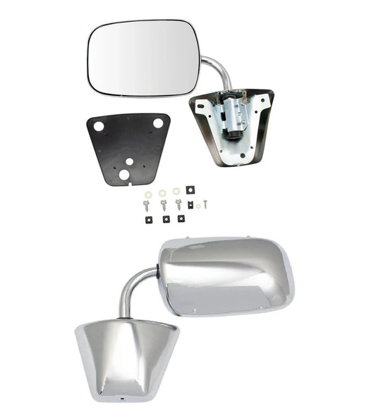 Chrome Side View Door Mirror Left or Right for Chevy GMC Pickup Truck Blazer