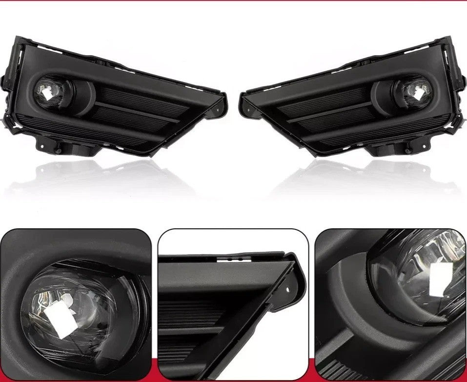 For Honda CRV 2020 2021 2022 LED Bumper Fog Lights Lamps w/Bezel Switch Wiring