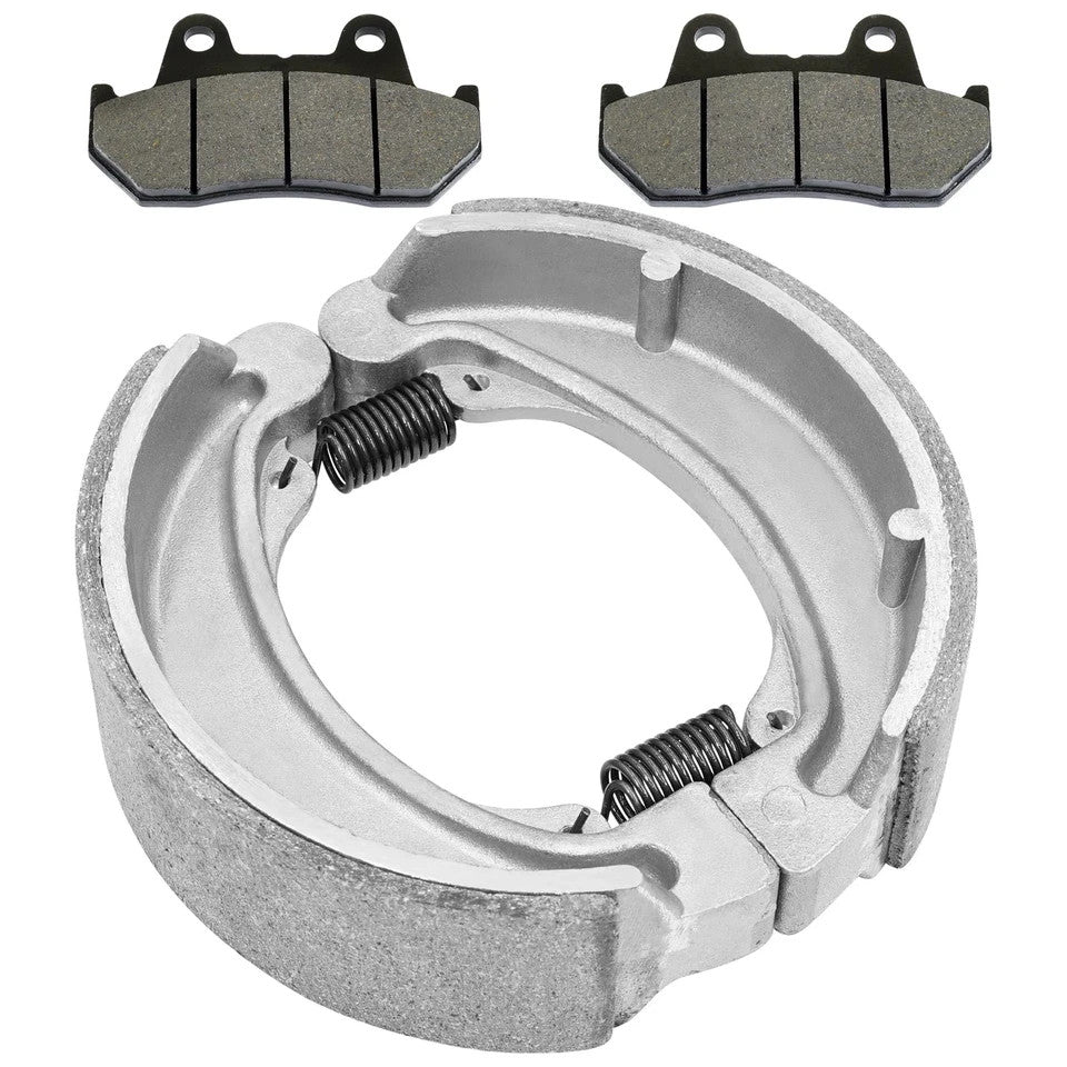 Front Brake Pads & Rear Brake Shoes for Honda CB400T Hawk 400 1980 1981