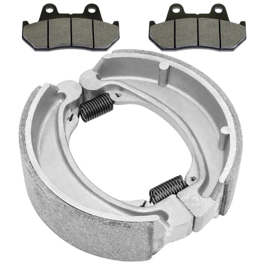 Front Brake Pads & Rear Brake Shoes for Honda CB400T Hawk 400 1980 1981