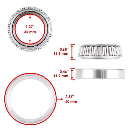 Caltric Rear Hub Repair Kit For Polaris Scrambler 500 2005-2012