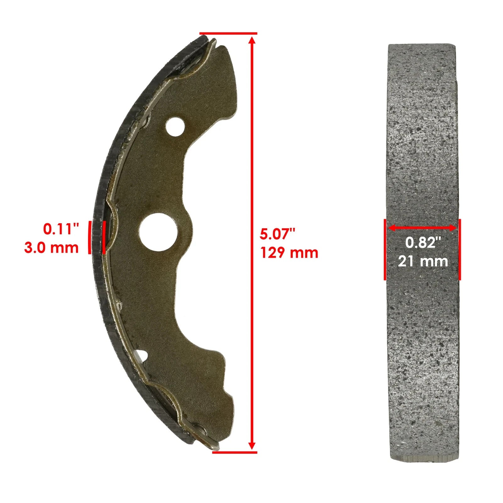 Front & Rear Brake Shoes for Honda TRX400FW Fourtrax Foreman 400 4X4 1995-2003