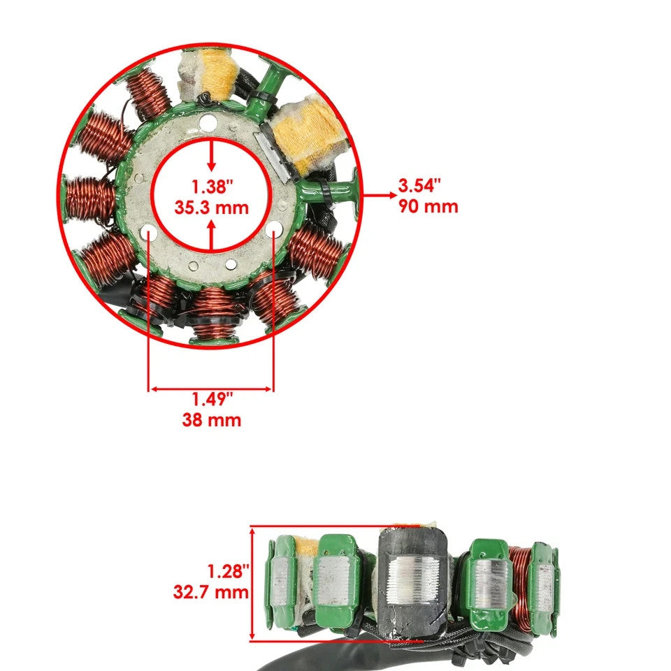 Stator for Arctic Cat Thundercat MC Thunder Cat 1993-1999 Snowmobile