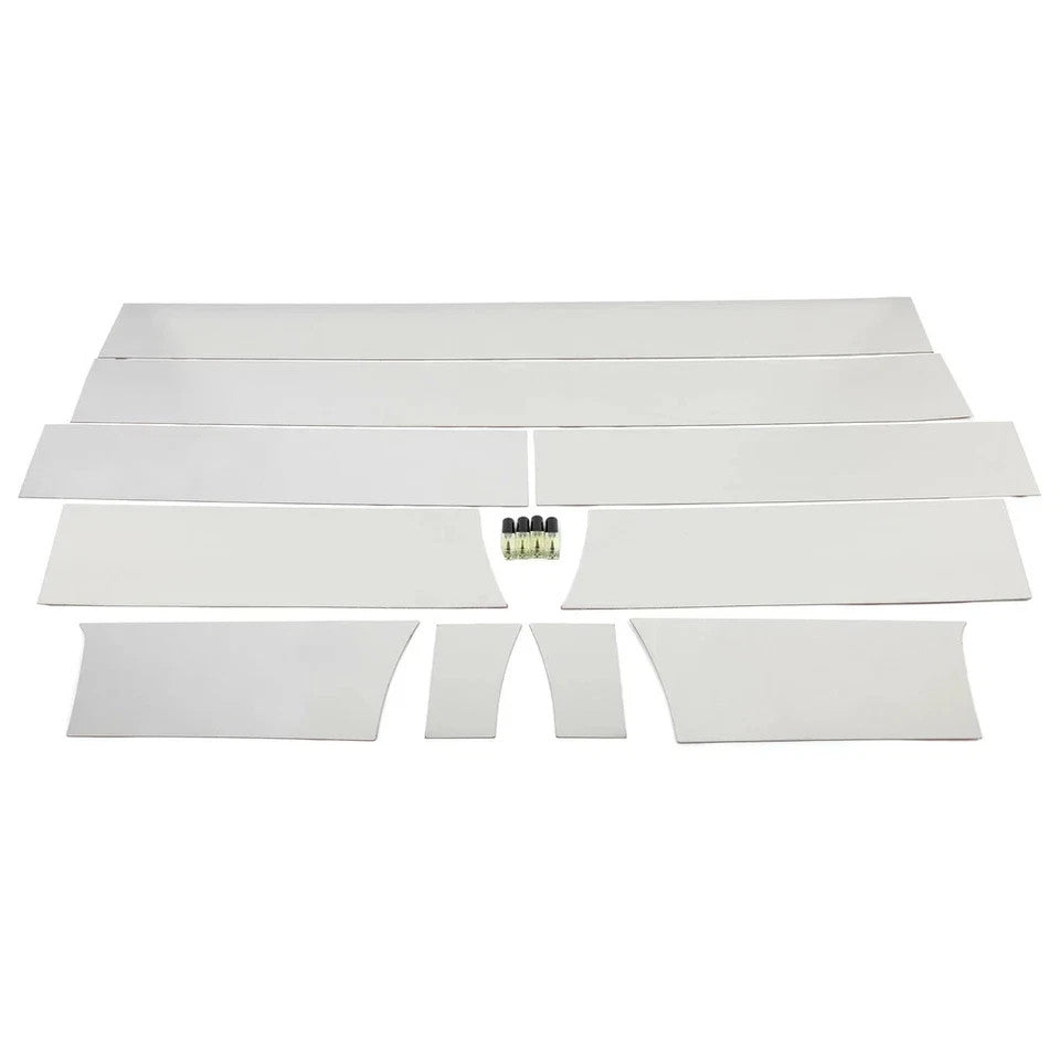 For 2004-2008 Ford F-150 Super Cab 6.5' Short Bed w/Flare Rocker Panel Trim 10Pc