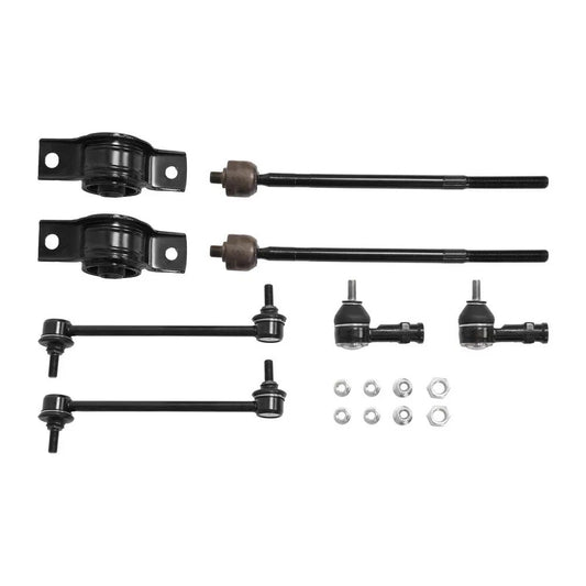 Outer/Inner Tie Rod Ends+Sway Bar End Links+Control Arm Kit For Ford Focus 06-11
