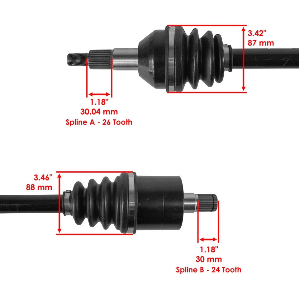 for Can-Am 705500868 705500983 705502473 Rear Right Complete CV Joint Axle