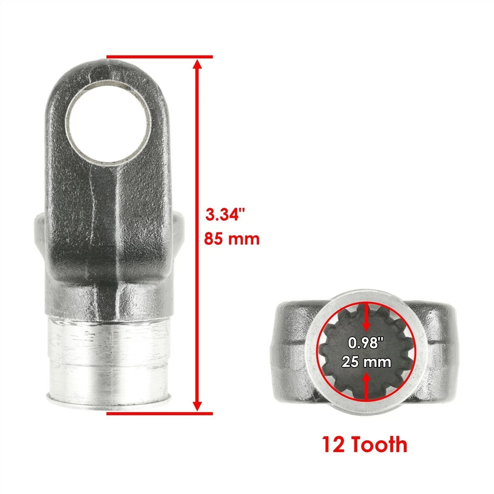 Front Prop Shaft Yoke for Suzuki 27140-27H01 27140-27H00 27130-27H01 27130-27H00