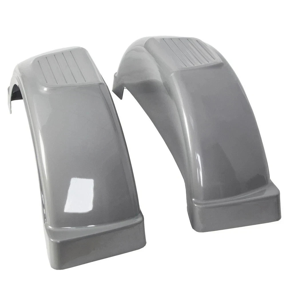 SET OF 2 SINGLE AXLE TRAILER FENDERS FOR 13" WHEELS TIRES TOP STEP SKIRT BOAT