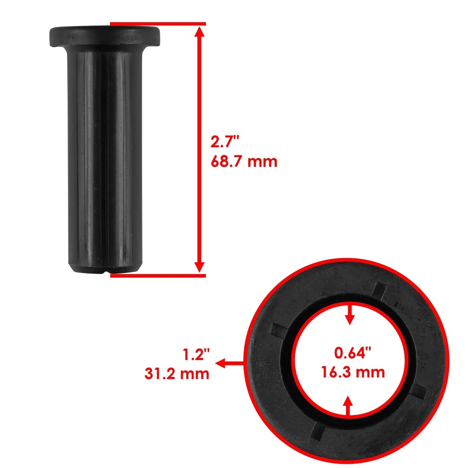Rear Suspension A-Arm Bushing Kit for Polaris Sportsman 800 EFI 6X6 2012 2013