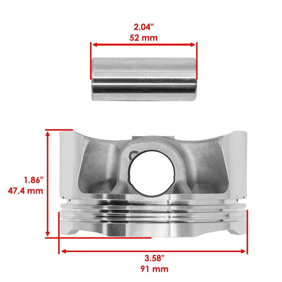Engine Pistons & Rings For Can Am Outlander 1000 13-15 / Max 1000 2013-2017
