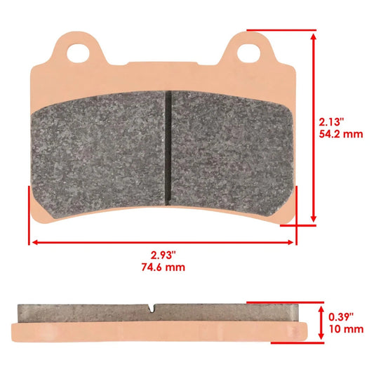 Front & Rear Brake Pads for Yamaha XVZ1300 Royal Star Venture 1999-2011 Sintered