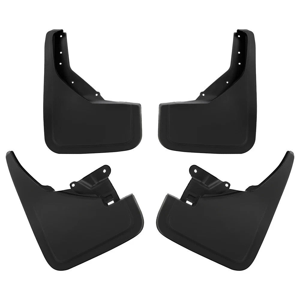 4Pcs Black PP Front & Rear Mud Flaps Splash Guards For Ford Bronco 2021-2024 New