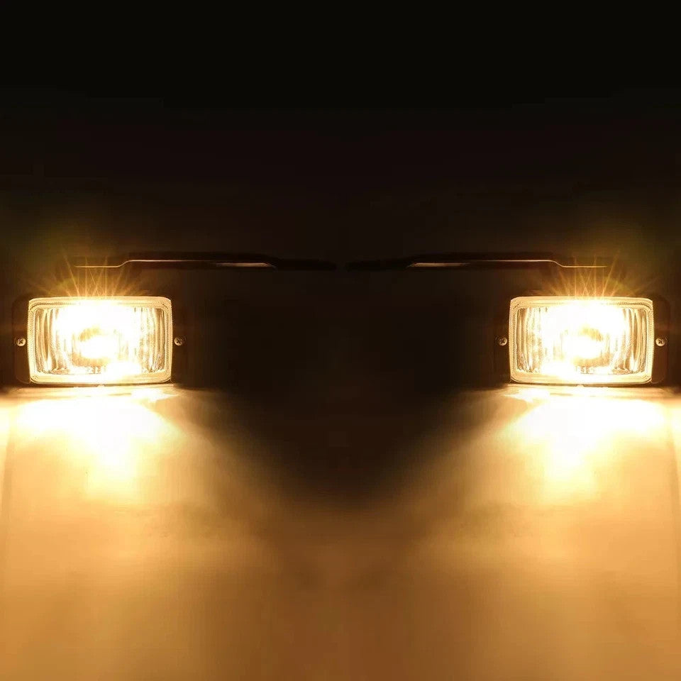 Pair Front Fog Lights Lamps For 1988-1999 2000 Chevrolet C1500 C2500 K1500 K2500