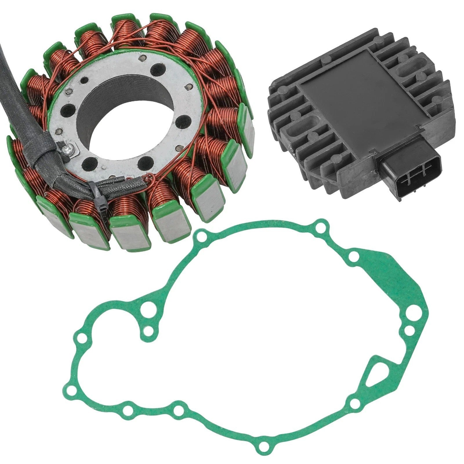 Stator & Regulator for Yamaha XV1700A Road Star 1700 2005 2006 2007 & Gasket