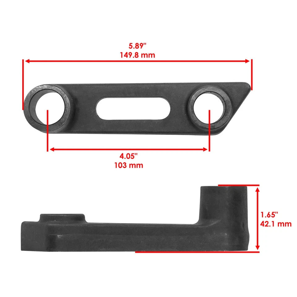 Deck Drive Arm & Pivot Shaft W/Bushing For John Deere GX345 GX355 LX280 48" 54"