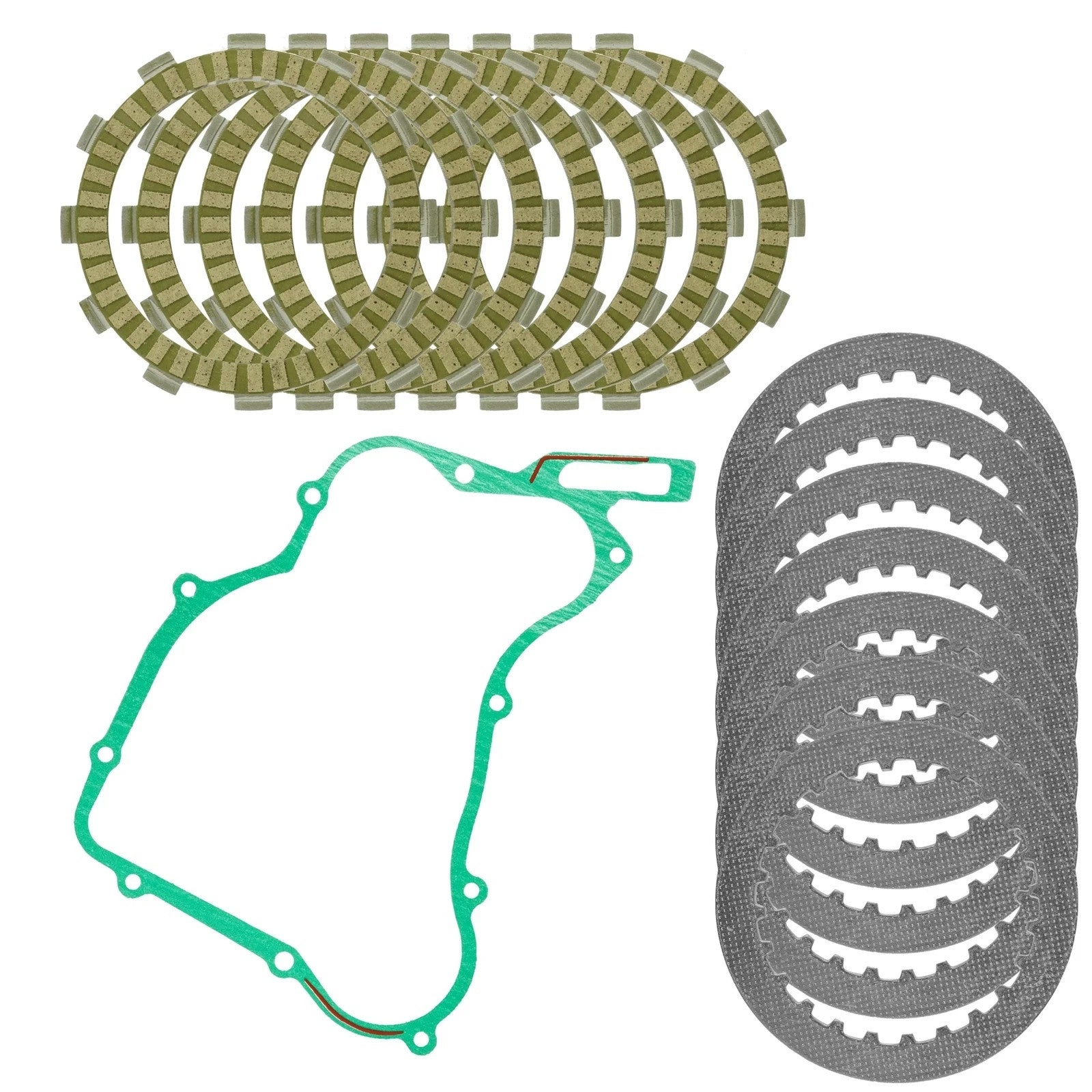 Clutch Friction Steel Plates Spring and Gasket for Honda CR125R 2000 2001 - 2004