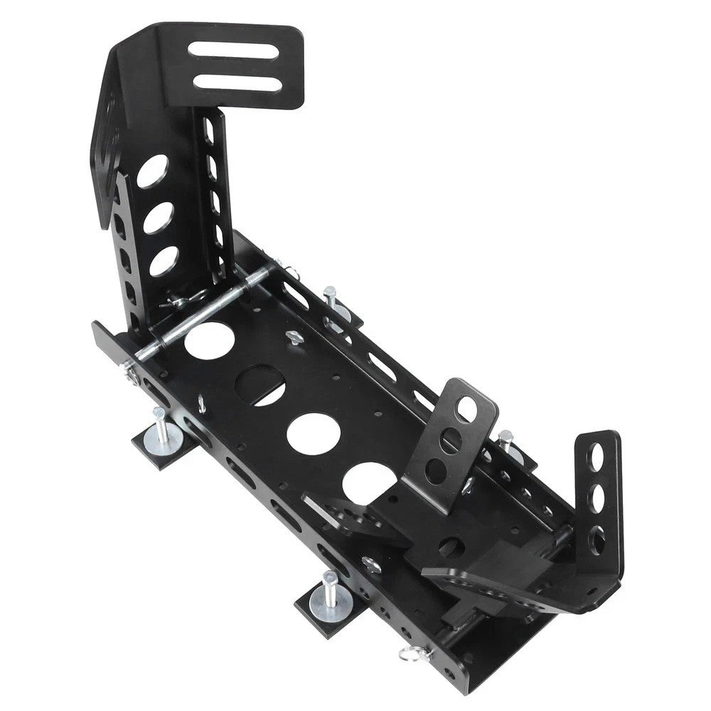 Motorcycle Front Rear Wheel Stop Chock Stand w/ Mounting Kit 3000lbs Tire Rack