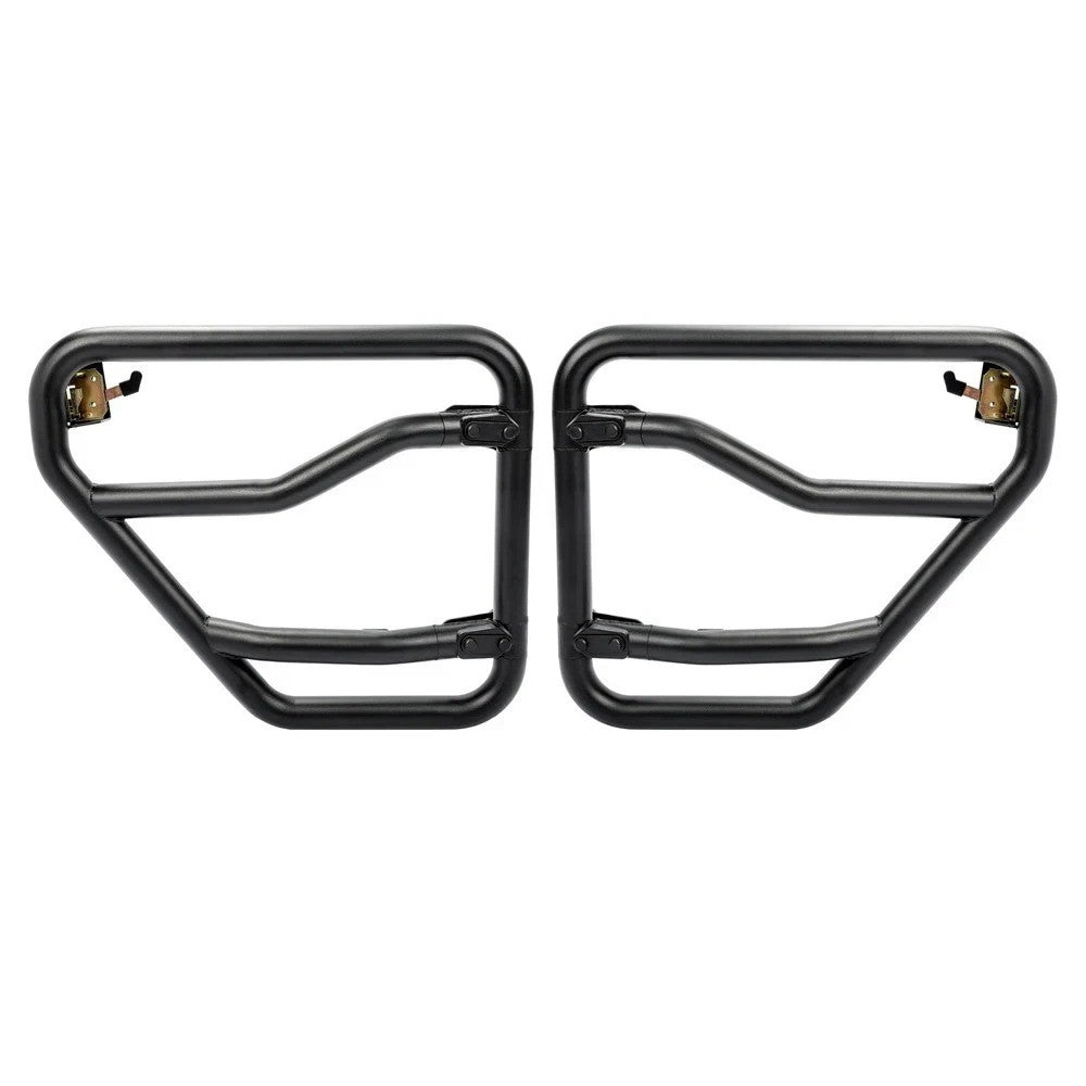 4Pcs Fit Jeep Wrangler JL 2018-2024 & Gladiator JT Steel Tube Tubular Half Doors