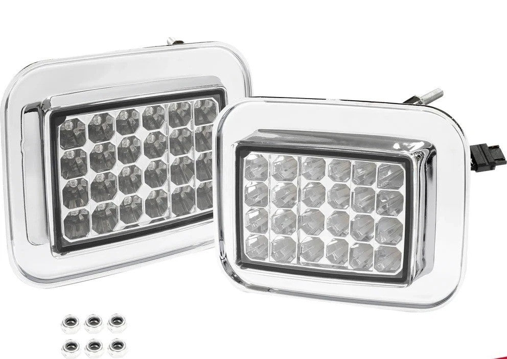 LED Corner Signal Lights Parking Lamps Fit For 2003-09 Hummer H2 2005-08 H2 SUT